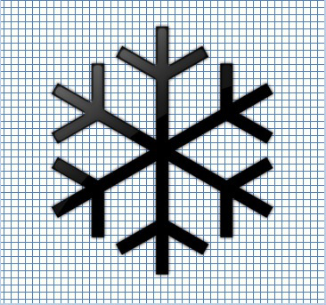 snowflake_outline